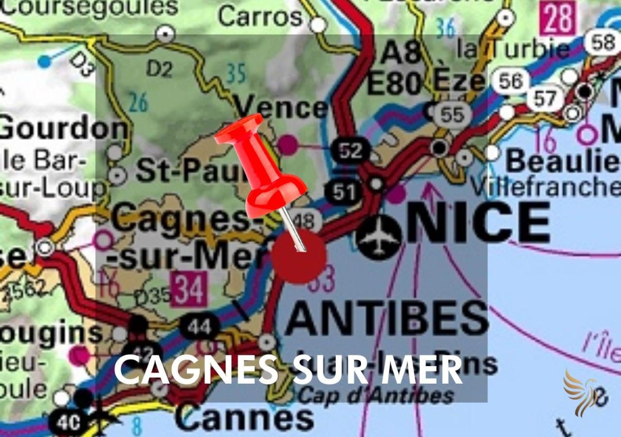 L'Appaloosa De Mer-Pool Tennis Parking-Sea View - -Capitalchic Services Cagnes Sur Me Eksteriør bilde
