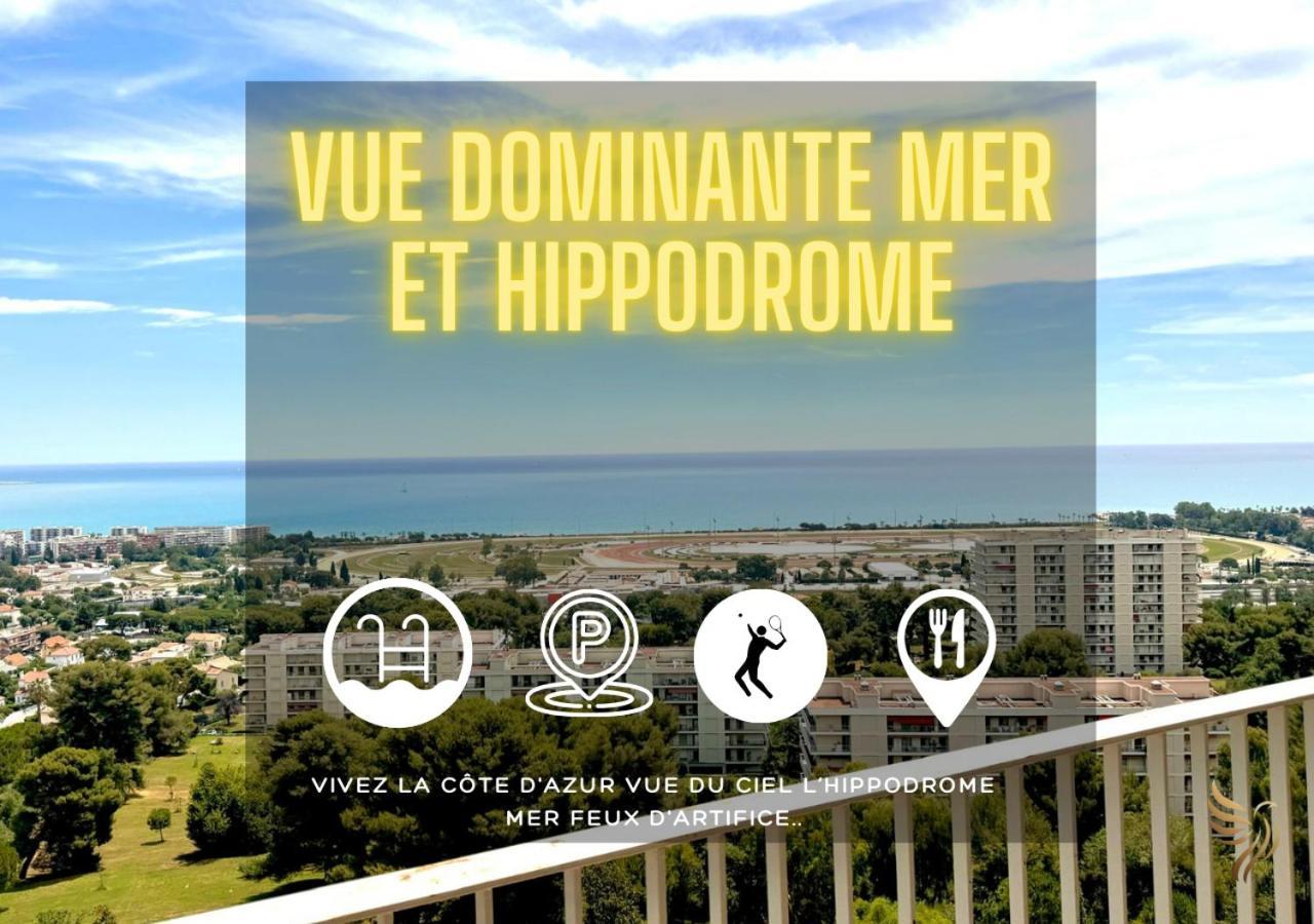 L'Appaloosa De Mer-Pool Tennis Parking-Sea View - -Capitalchic Services Cagnes Sur Me Eksteriør bilde